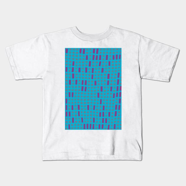 Morse Pattern Kids T-Shirt by Dturner29